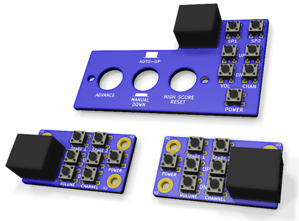 Universal RGB Mod Remote Buttons